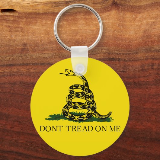 Niet op mij tikken sleutelhanger (Voorkant)