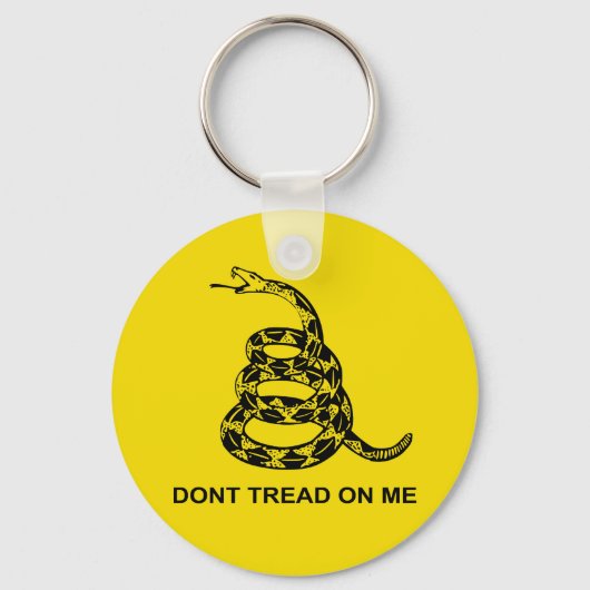 Niet op mij tikken sleutelhanger (Voorkant)