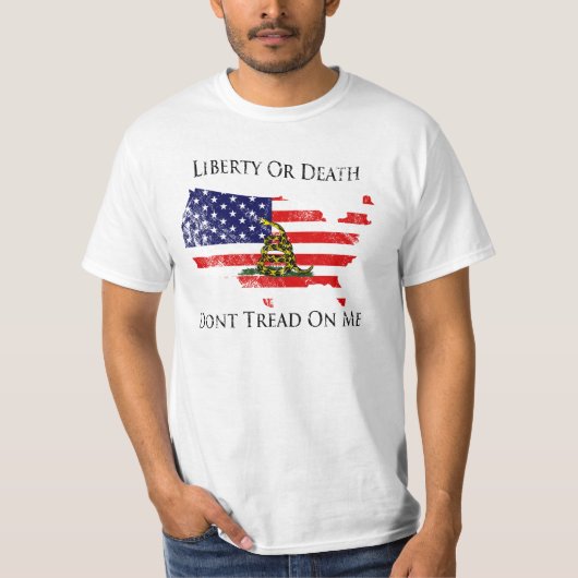 Niet op mij tikken t-shirt (Voorkant)