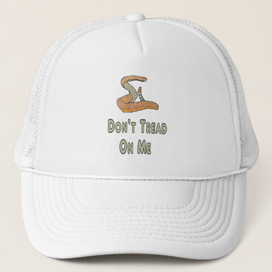 Niet op mij tikken trucker pet (Voorkant)
