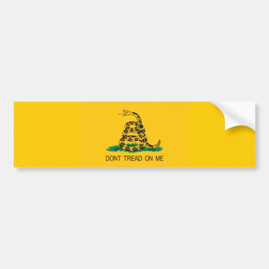 Niet op mijn Bumpersticker tikken (Voorkant)