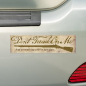 Niet op mijn Bumpersticker tikken (Op auto)