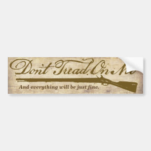 Niet op mijn Bumpersticker tikken