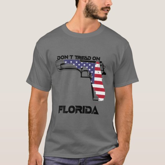 Niet op mijn Florida lezen T-shirt (Voorkant)
