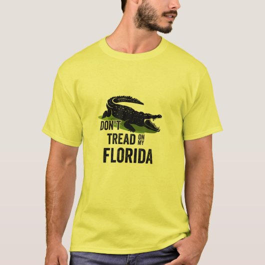 Niet op mijn Florida lezen T-shirt (Voorkant)