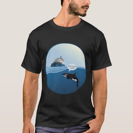 Niet op mijn horloge t-shirt (Voorkant)