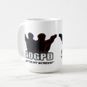 "NIET OP MIJN SCHERM MOK" KOFFIEMOK (Voorkant links)