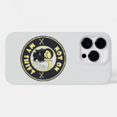 Niet op mijn shift Grim Reaper Halloween quote Case-Mate iPhone Case (Achterkant (horizontaal))