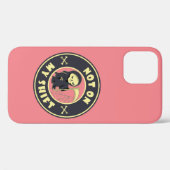 Niet op mijn shift Grim Reaper Halloween quote Case-Mate iPhone Case (Achterkant (horizontaal))