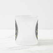 Niet op mijn shift Grim Reaper Halloween quote Matglas Koffiemok (Center)