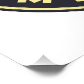 Niet op mijn shift Grim Reaper Halloween quote Perfect Poster (Hoek)