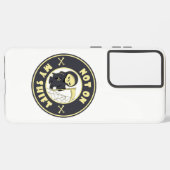 Niet op mijn shift Grim Reaper Halloween quote Samsung Galaxy Hoesje (Linkerkant)