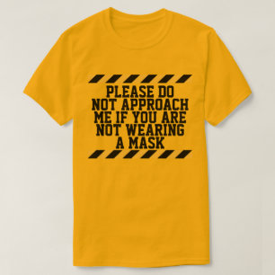 Niet op sociale vervorming reageren t-shirt