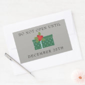 Niet openen tot 25 dec Labels (Envelop)