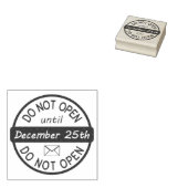 NIET OPENEN TOT 25 DEC RUBBERSTEMPEL (Gestempeld)