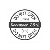 NIET OPENEN TOT 25 DEC RUBBERSTEMPEL (Afrduk)