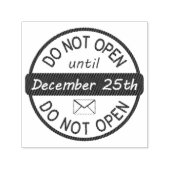 NIET OPENEN TOT 25 DEC ZELFINKTENDE STEMPEL (Design)