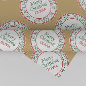 Niet openen tot 25 december met Kerstmis Cadeaupapier