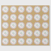 Niet openen tot 25 december met Kerstmis Cadeaupapier (Vlak)