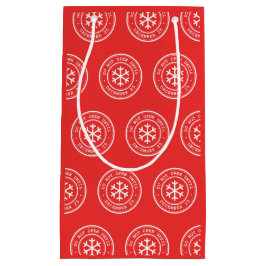 Niet openen tot 25 december Red Gift Bag Klein Cadeauzakje