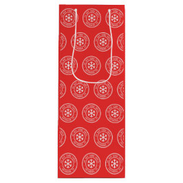 Niet openen tot 25 december Rood Wijn Cadeautas