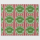 Niet openen tot 25 december Verpakkingspapier Cadeaupapier (Vlak)