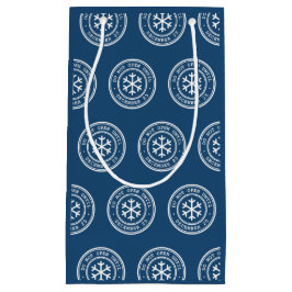 Niet Openen Tot Blauwe Kerstcadeautas Klein Cadeauzakje