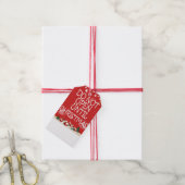 Niet openen tot kerst cadeaulabel (Met Touw)