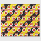 Niet openen tot kerst cadeaupapier (Vlak)