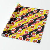 Niet openen tot kerst cadeaupapier (Uitgerold)