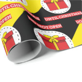 Niet openen tot kerst cadeaupapier (Rol Hoek)