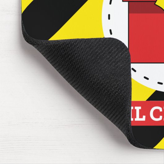 Niet openen tot kerst muismat (Hoek)