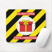 Niet openen tot kerst muismat (Met muis)