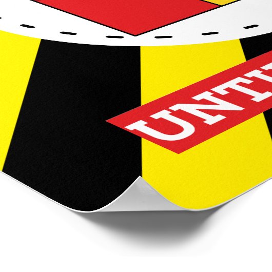 Niet openen tot kerst poster (Hoek)