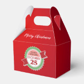 Niet openen tot kerstcadeaudoos bedankdoosjes (Voorkant Zijde)