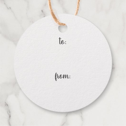 Niet openen tot Kerstmis Bedankjes Labels (Achterkant)