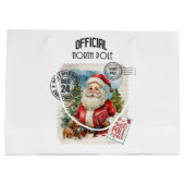 Niet openen tot Kerstmis Grote Gift Bag Groot Cadeauzakje (Achterkant)