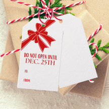 Niet Openen tot Kerstmis Kerstman