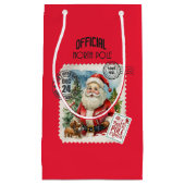 Niet openen tot Kerstmis kleine geschenkzak Klein Cadeauzakje (Voorkant)