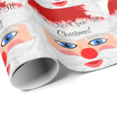 Niet openen 'tot Kerstmis Santa Wrapping Papier (Rol Hoek)