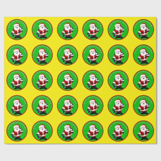 Niet openen tot kerstpapier cadeaupapier (Vlak)