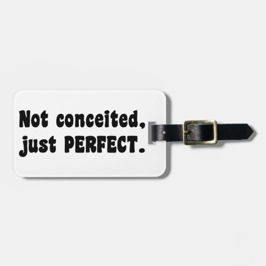 Niet opgesloten, gewoon perfect bagagelabel (Voorkant horizontaal)