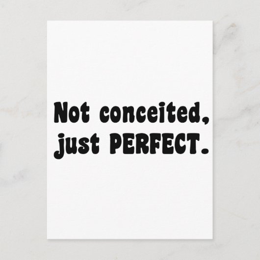 Niet opgesloten, gewoon perfect briefkaart (Voorkant)