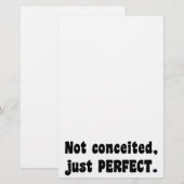 Niet opgesloten, gewoon perfect briefpapier (Voorkant / Achterkant)