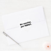 Niet opgesloten, gewoon perfect hart sticker (Envelop)
