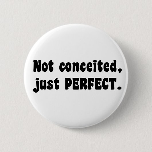 Niet opgesloten, gewoon perfect ronde button 5,7 cm (Voorkant)