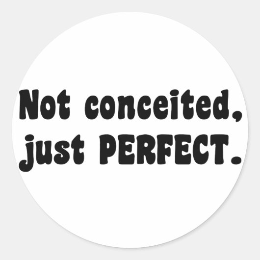 Niet opgesloten, gewoon perfect ronde sticker (Voorkant)
