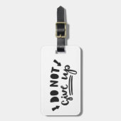 Niet opgeven bagagelabel (Voorkant verticaal)