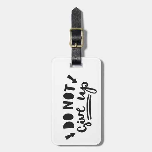 Niet opgeven bagagelabel (Voorkant verticaal)