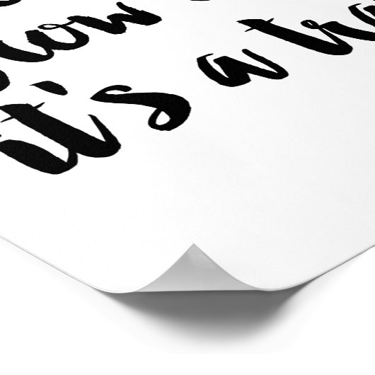 Niet opgroeien, het is een val poster (Hoek)